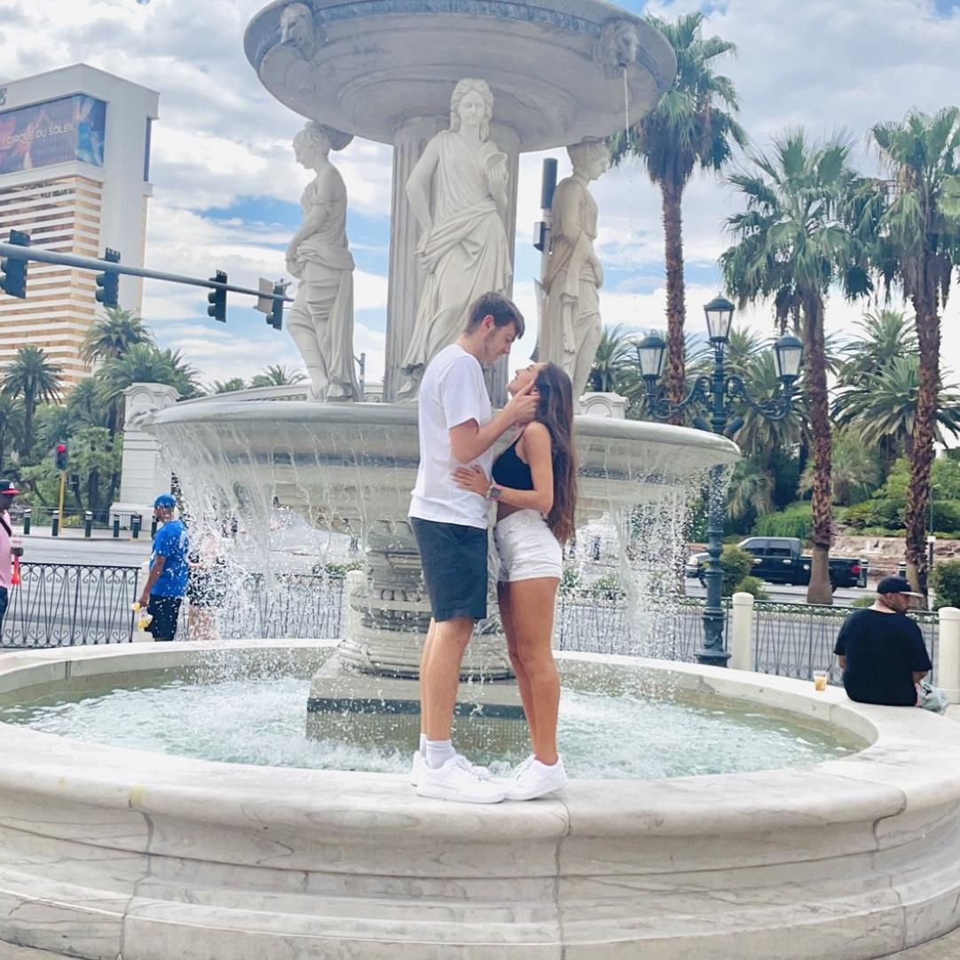 Us in Vegas, the summer we met.