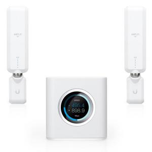 AmpliFi HD WiFi System by Ubiquiti Labs, Seamless Whole Home Wireless Internet Coverage, HD WiFi Router, 2 Mesh Points, 4 Gigabit Ethernet, 1 WAN Port, Ethernet Cable, Replaces Router & WiFi Extenders