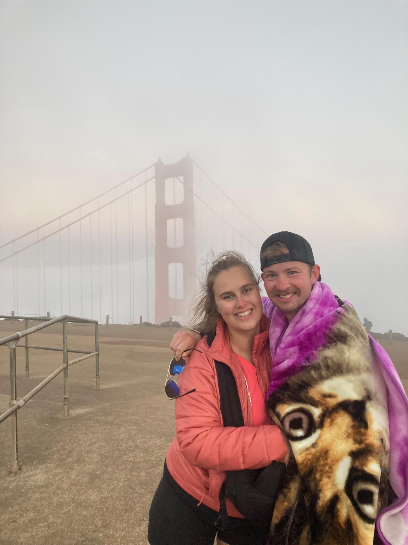 Enjoying San Francisco.