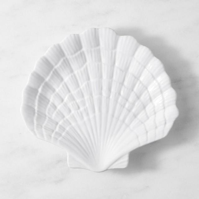 Seashell Salad Plates, Set of 4