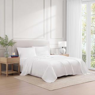 Cotton Percale 4-Piece Sheet Set