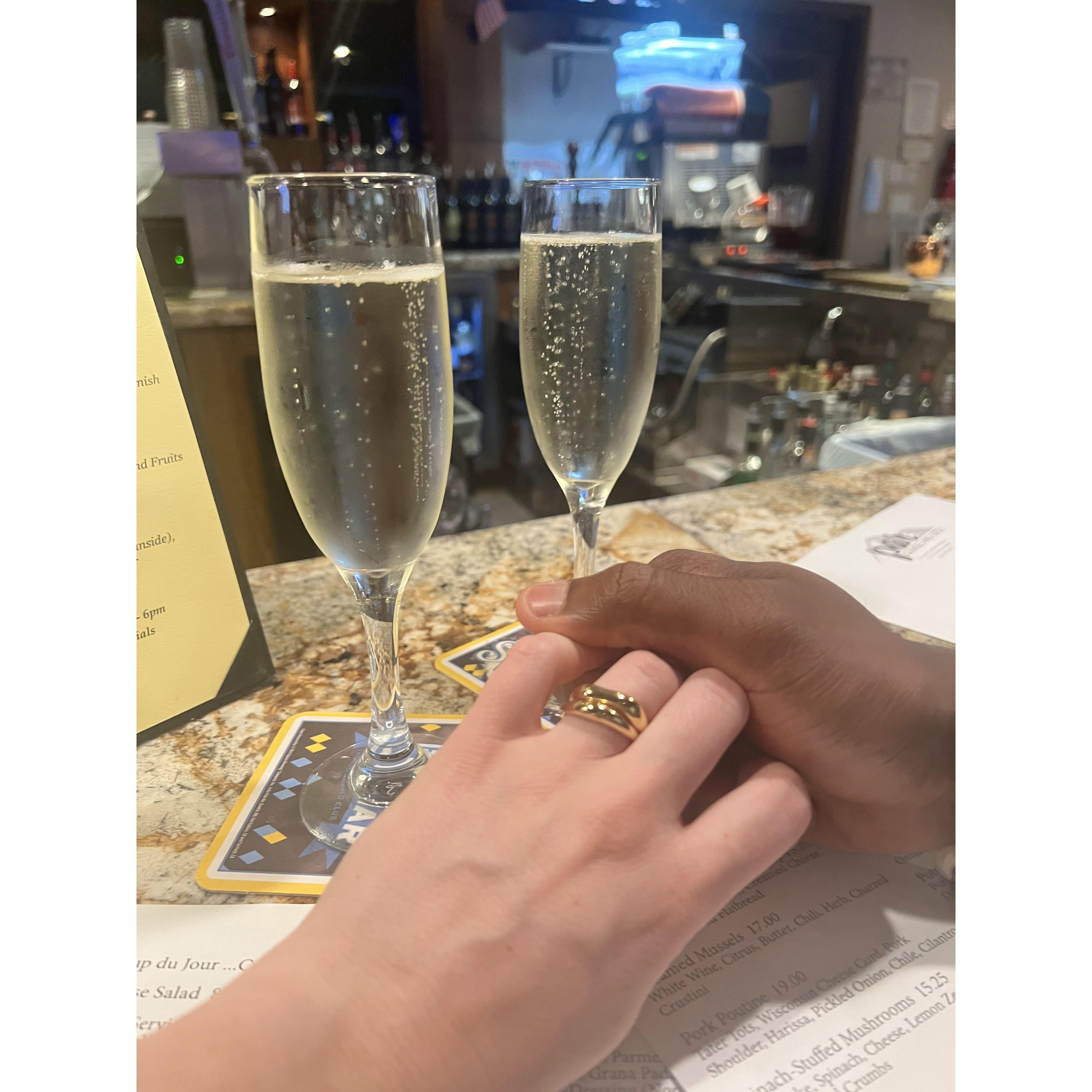 If you're already married, how did you feel on the first night of your engagement? If you're not married, how do you think you would you feel? :D