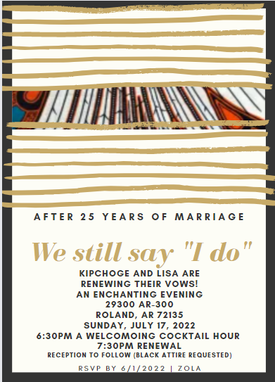 The Wedding Website of Lisa VanHoose and Kipchoge VanHoose Sr.