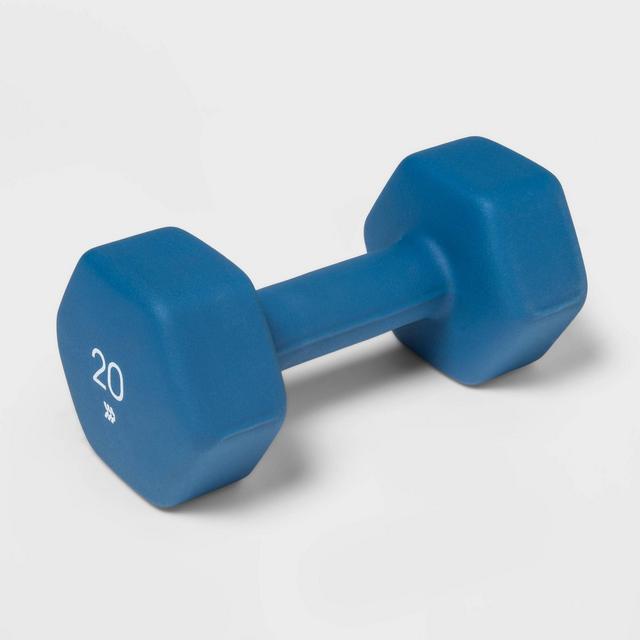 Neoprene Dumbbell 20lbs Blue - All in Motion™