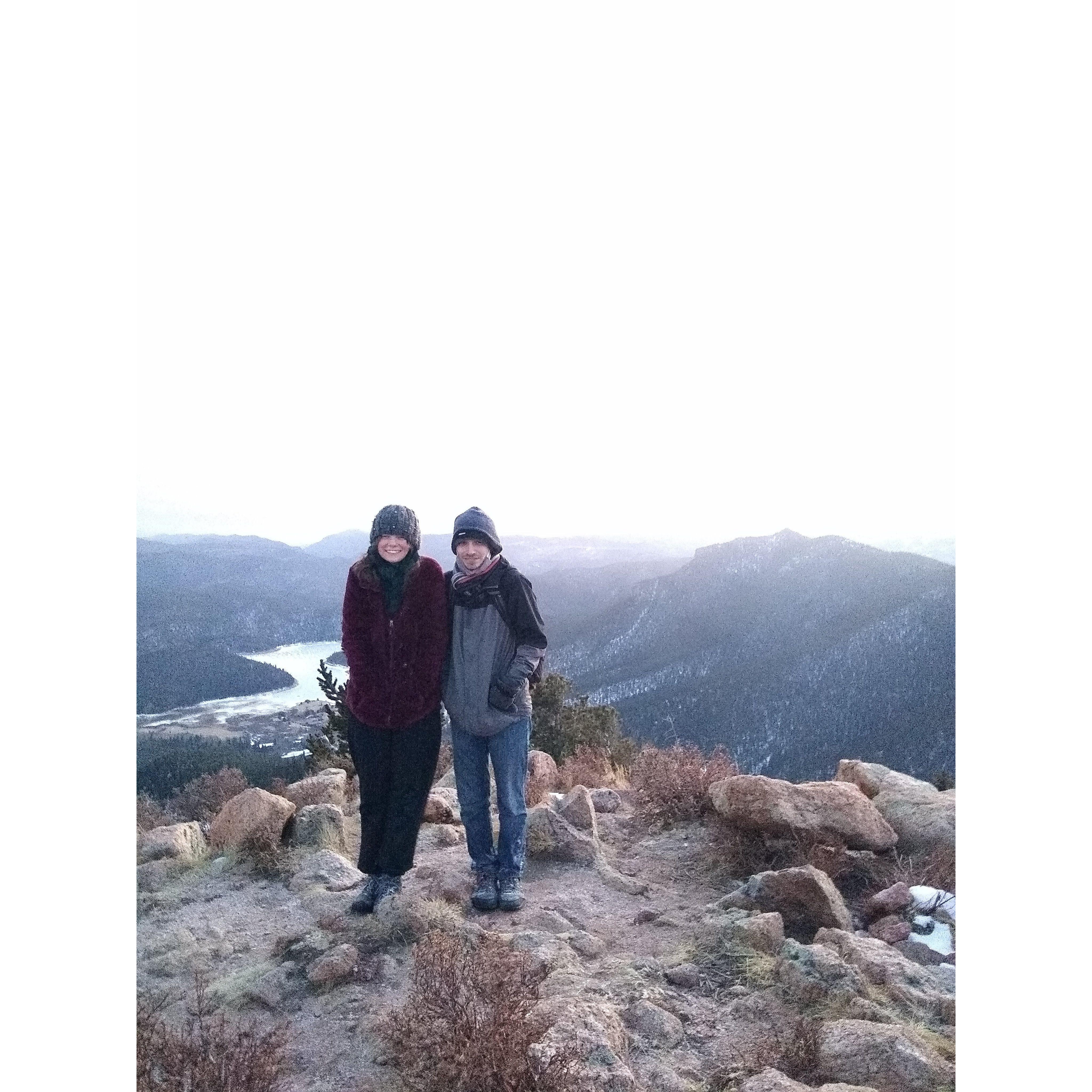 It was cold atop Mount Rosa, but it was also beautiful