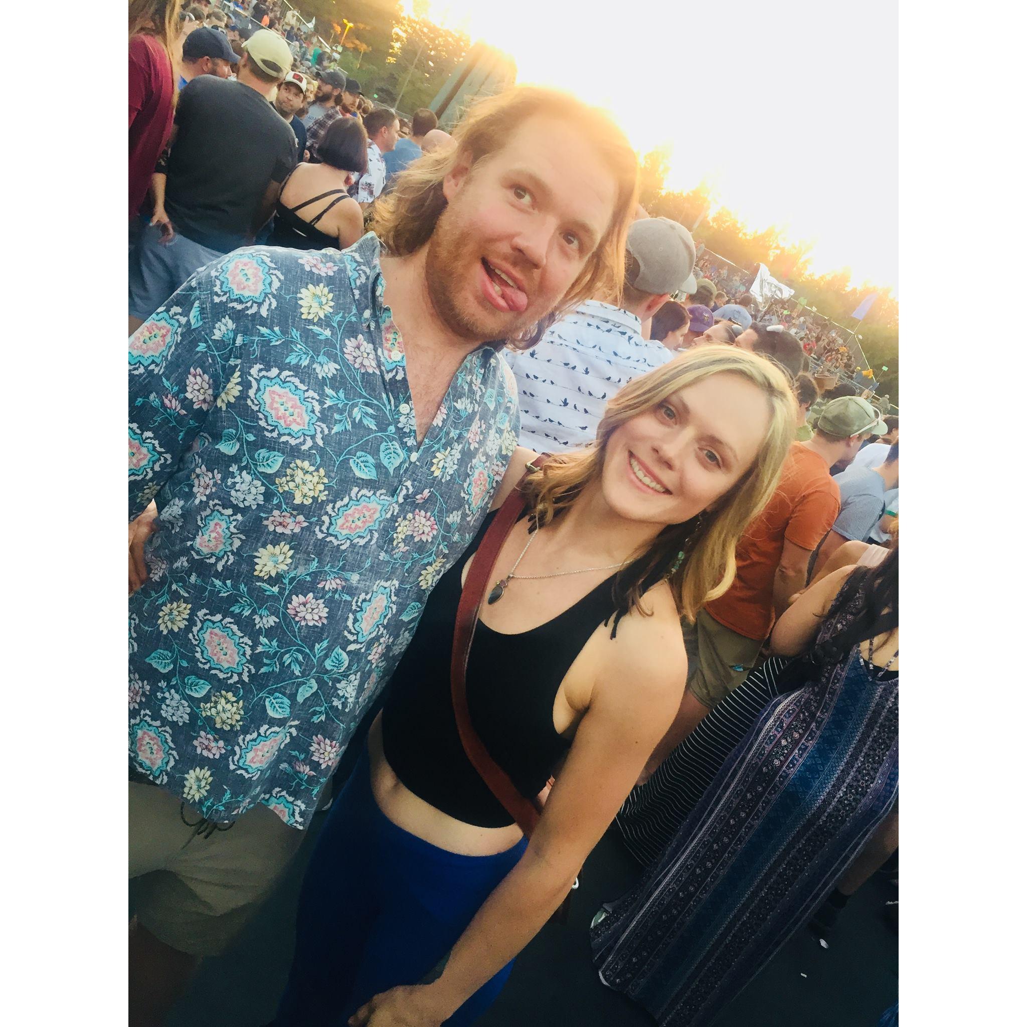 2018 - At Phish in Lake Tahoe, CA.