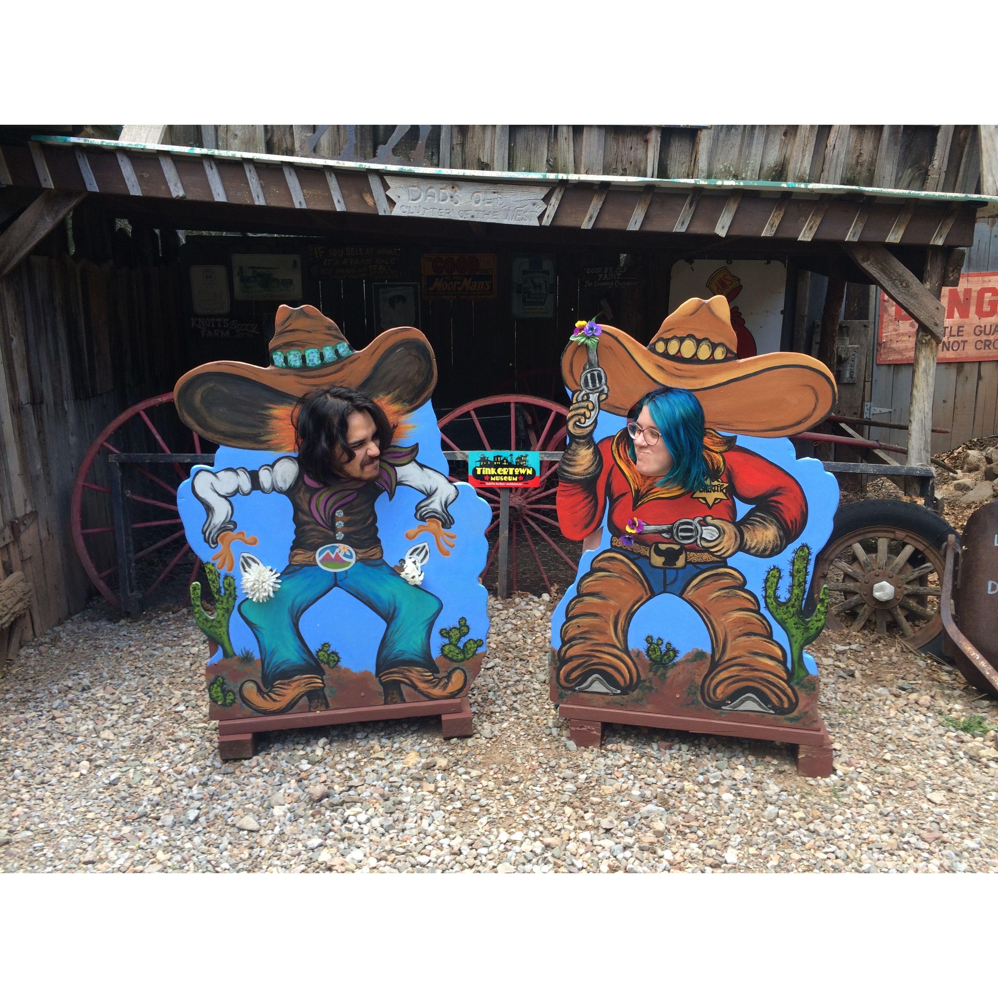 Us being silly in Madrid, NM