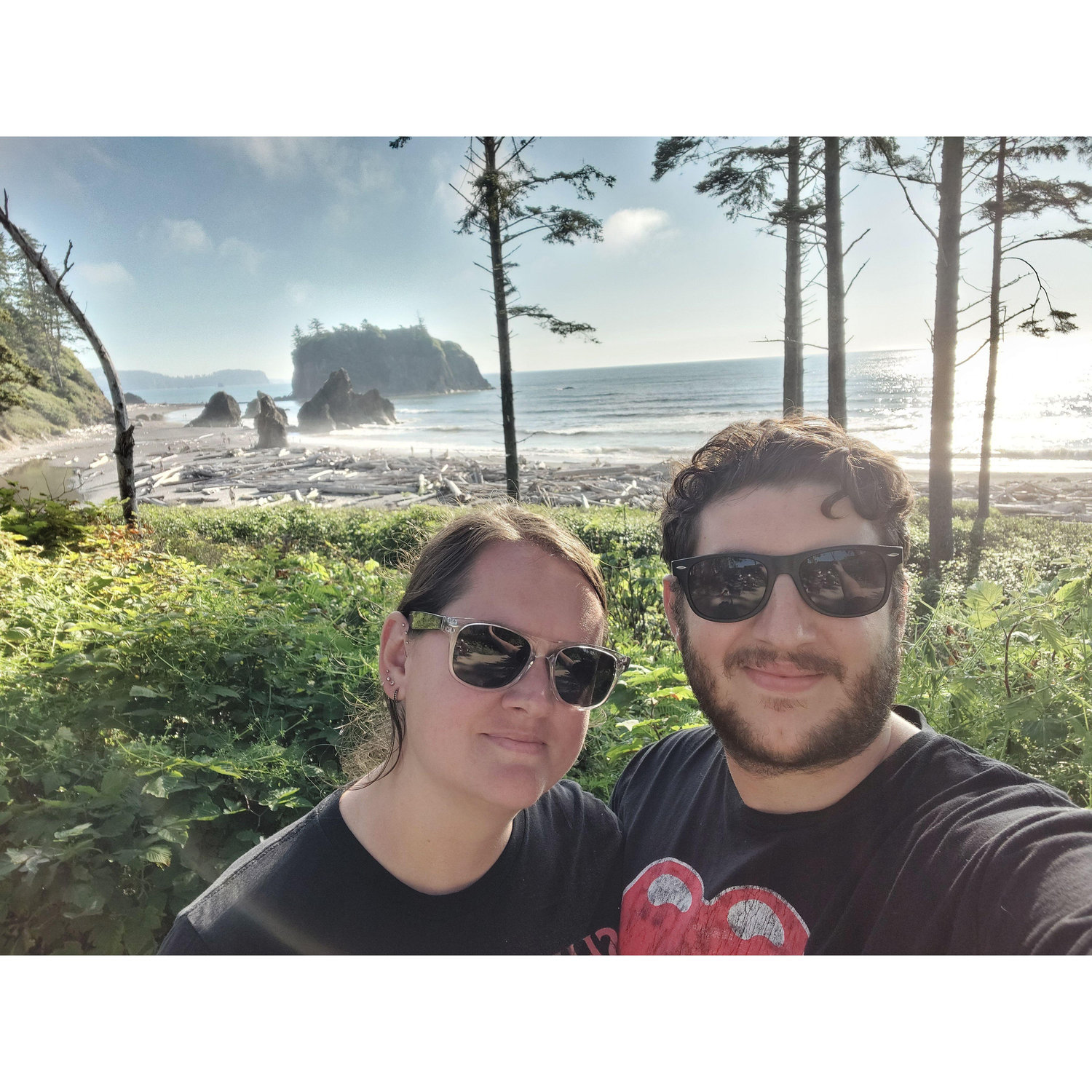 Trip to Second Beach on the Washington coast in 2024.