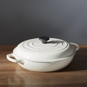 Le Creuset ® Signature 5-Qt. Cream Everyday Pan with Lid