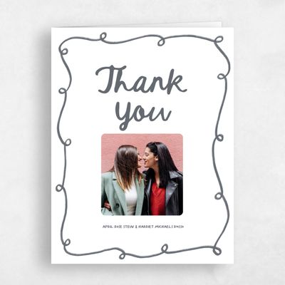White Wedding Thank You - Fairuza Photo