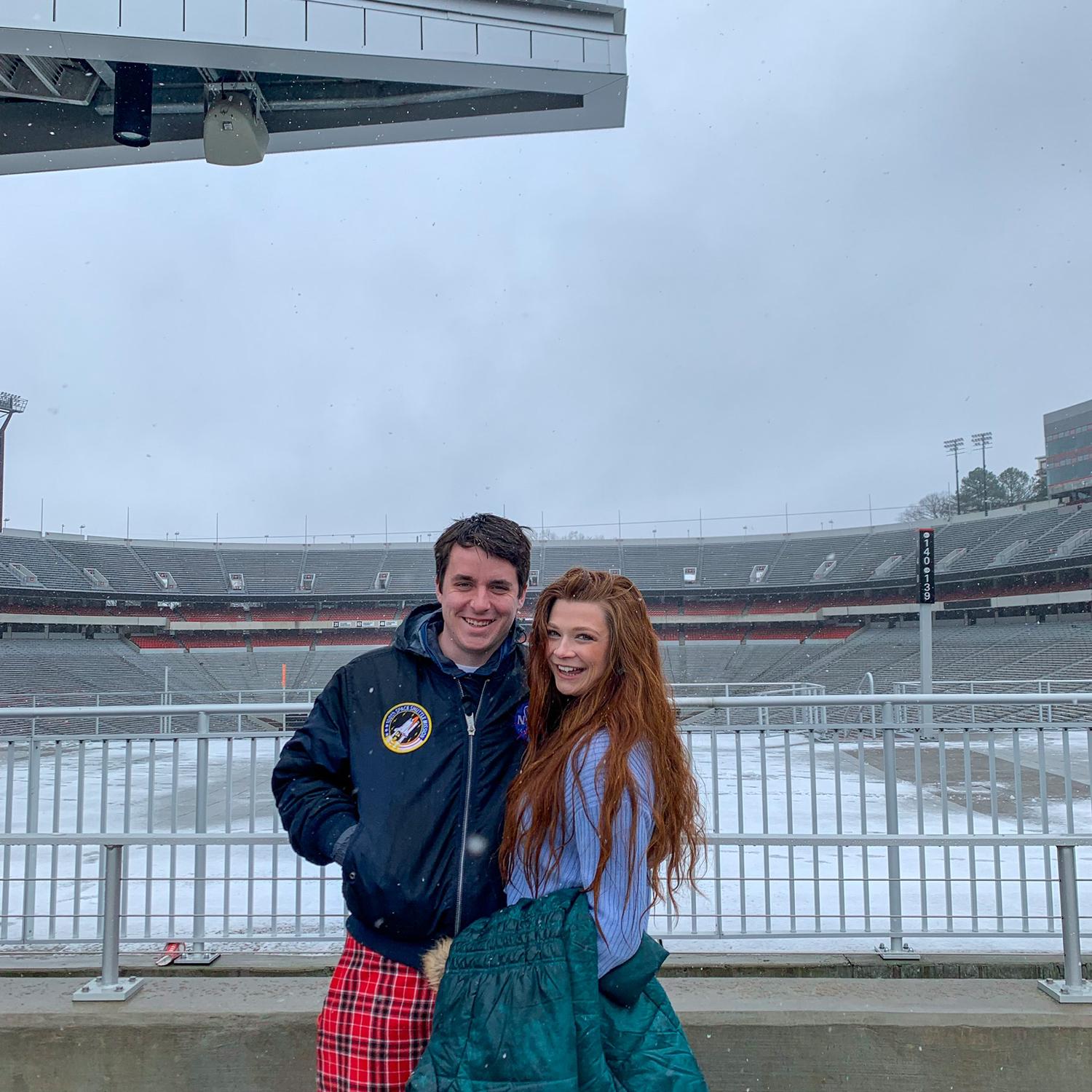 Snow day in Athens!