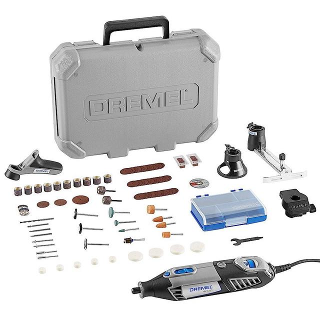 Dremel 4000-4/86-P Corded Rotary Tool Kit with 4 Attachments and 86 Accessories - Perfect for Cutting, Detail Sanding, Engraving, Wood Carving, and Polishing