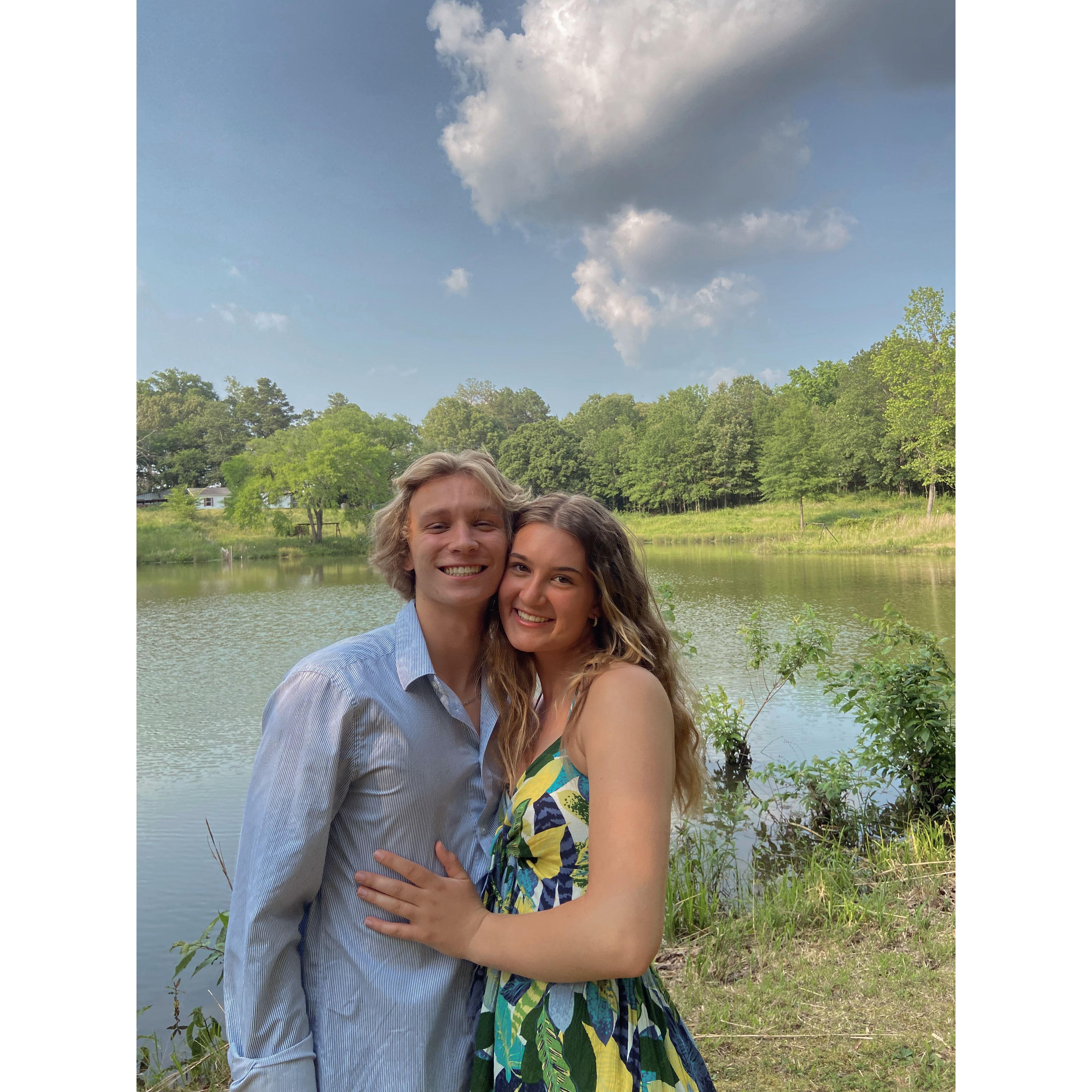 I "graduated" high school, Silas began his full time job, and we celebrated our 6 month anniversary! Finally we would be living in the same place for more than 8 weeks!
