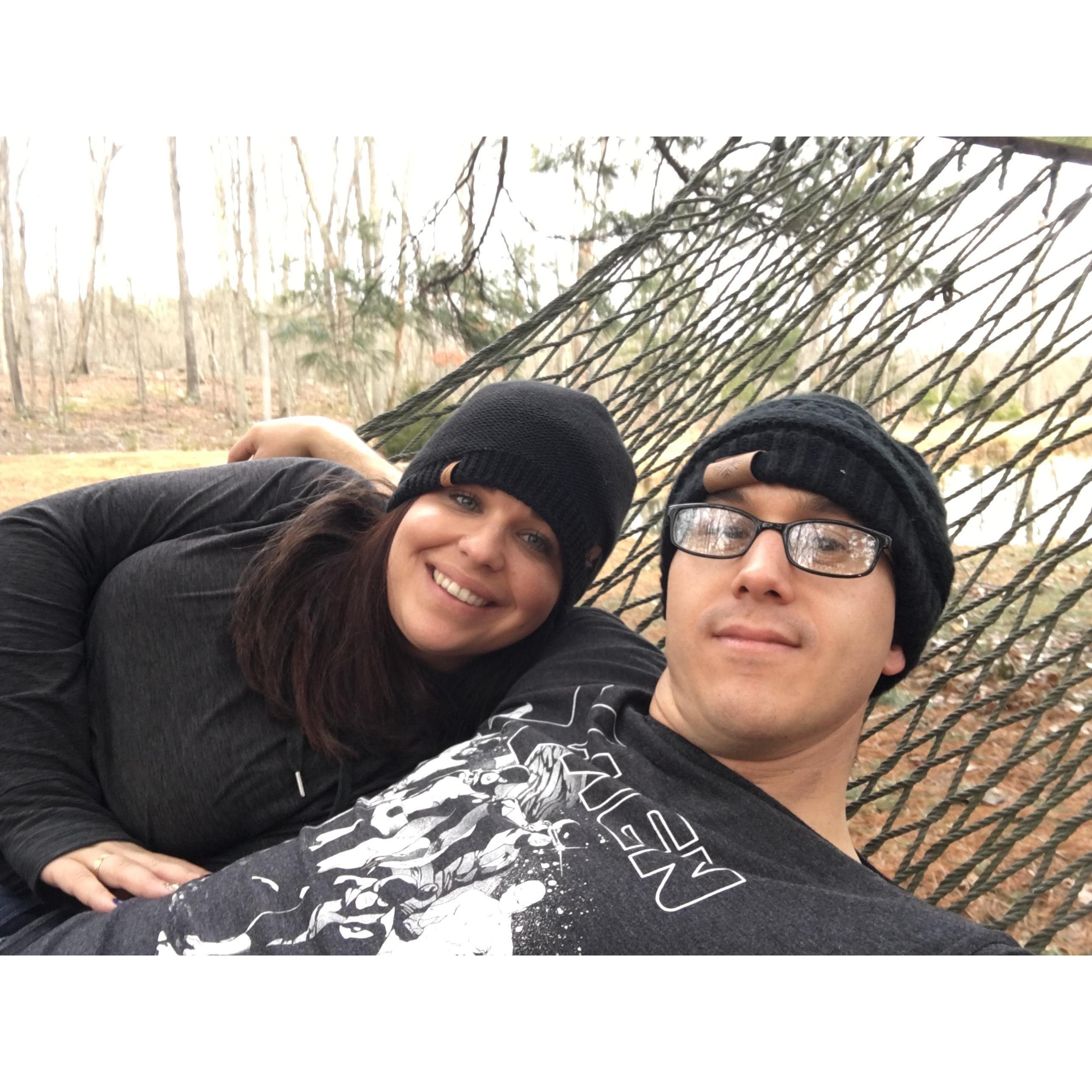 Our first anniversary trip!