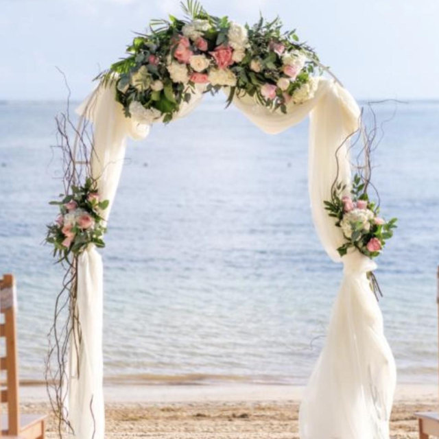 Wedding Ceremony Arch Florals