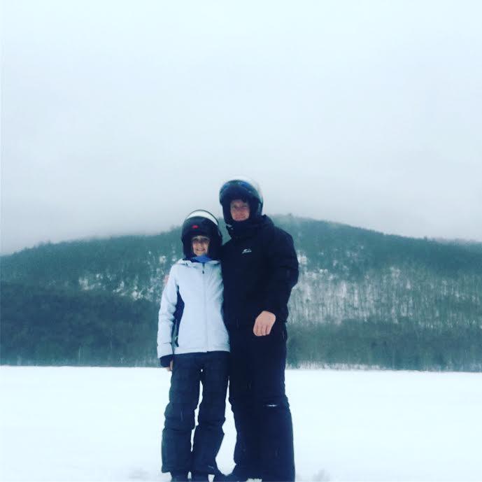 Snowmobiling in Maine
