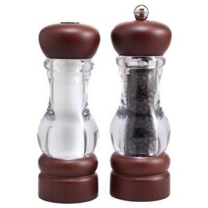 Olde Thompson Del Norte Dark Wood Mill and Shaker Set