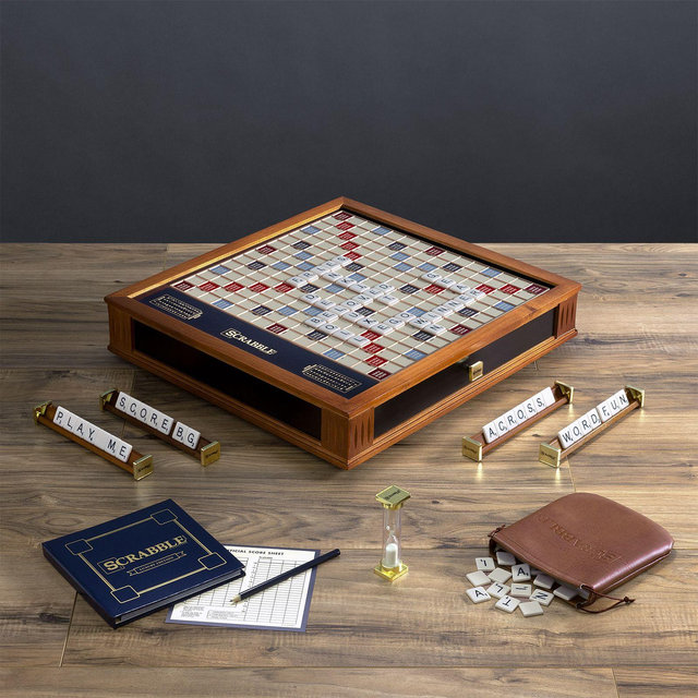 WS Game Company Scrabble Trophy Set