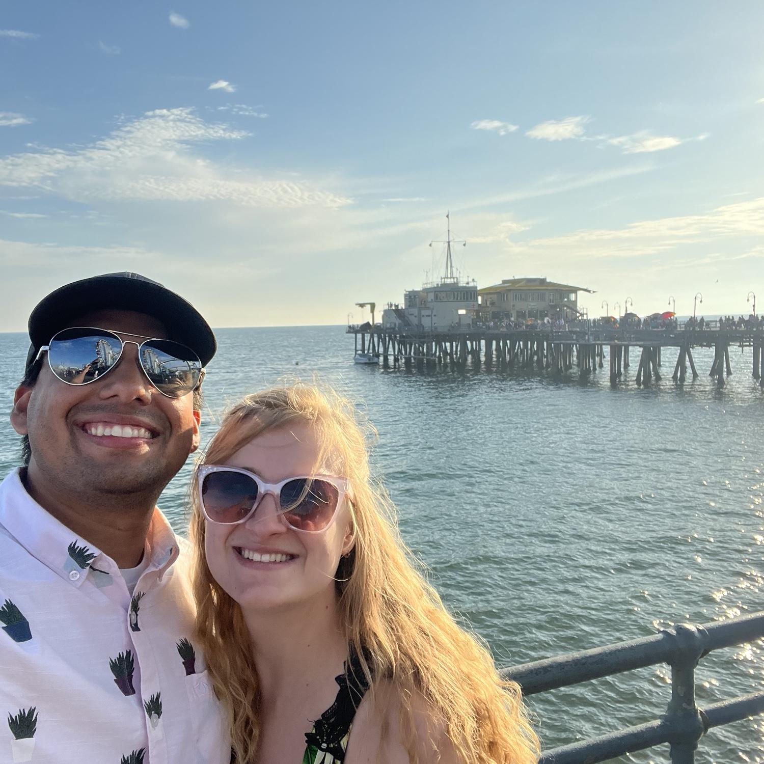 Lexi got to see the Pacific Ocean for the first time!