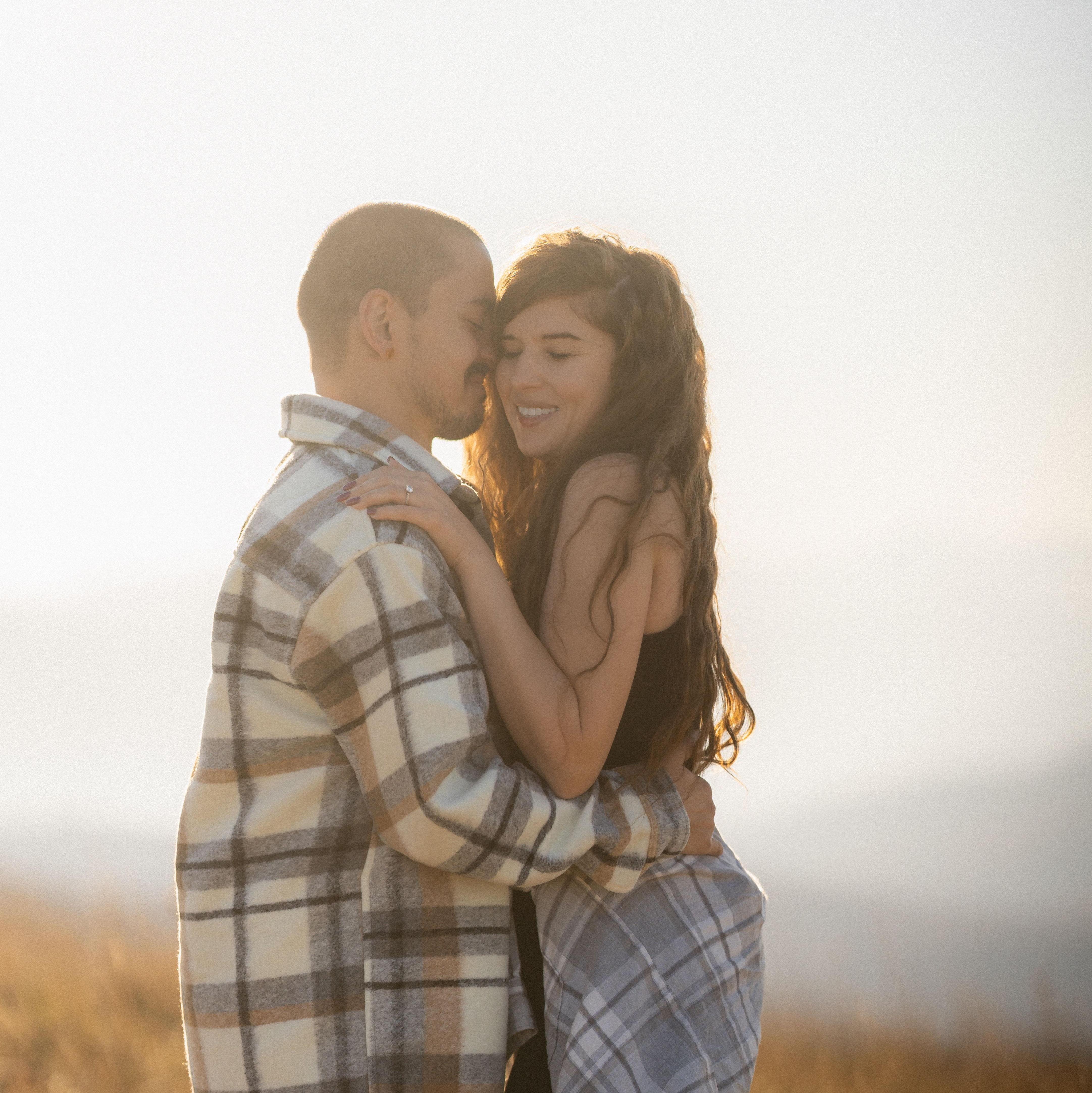 November 4, 2023: One of the many pictures from their engagement photography session in Max Patch Pisgah National Forest. Many more of their engagement photographs can be seen throughout the website.