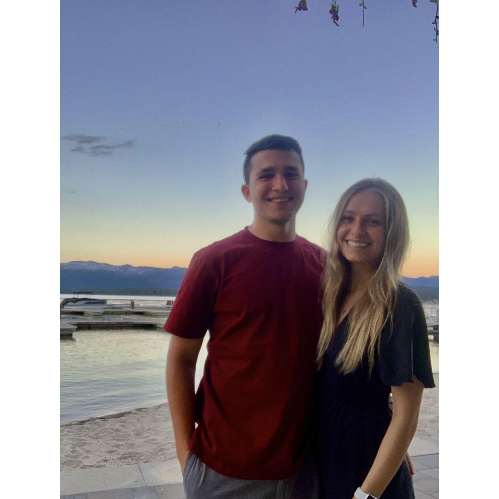 A photo in Idaho where Noah interned in college. This was taken on our cross country road trip after graduating in 2021 & before we moved to Chicago!