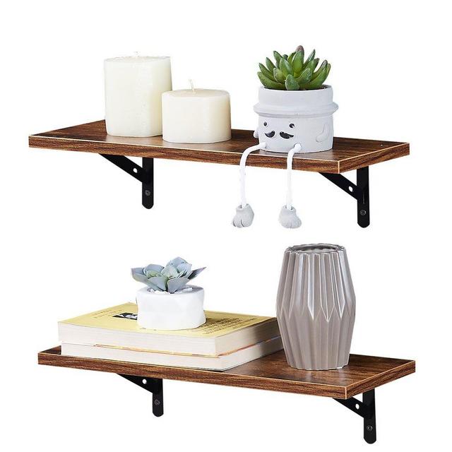 Azaia Poplar Metal Floating Shelf