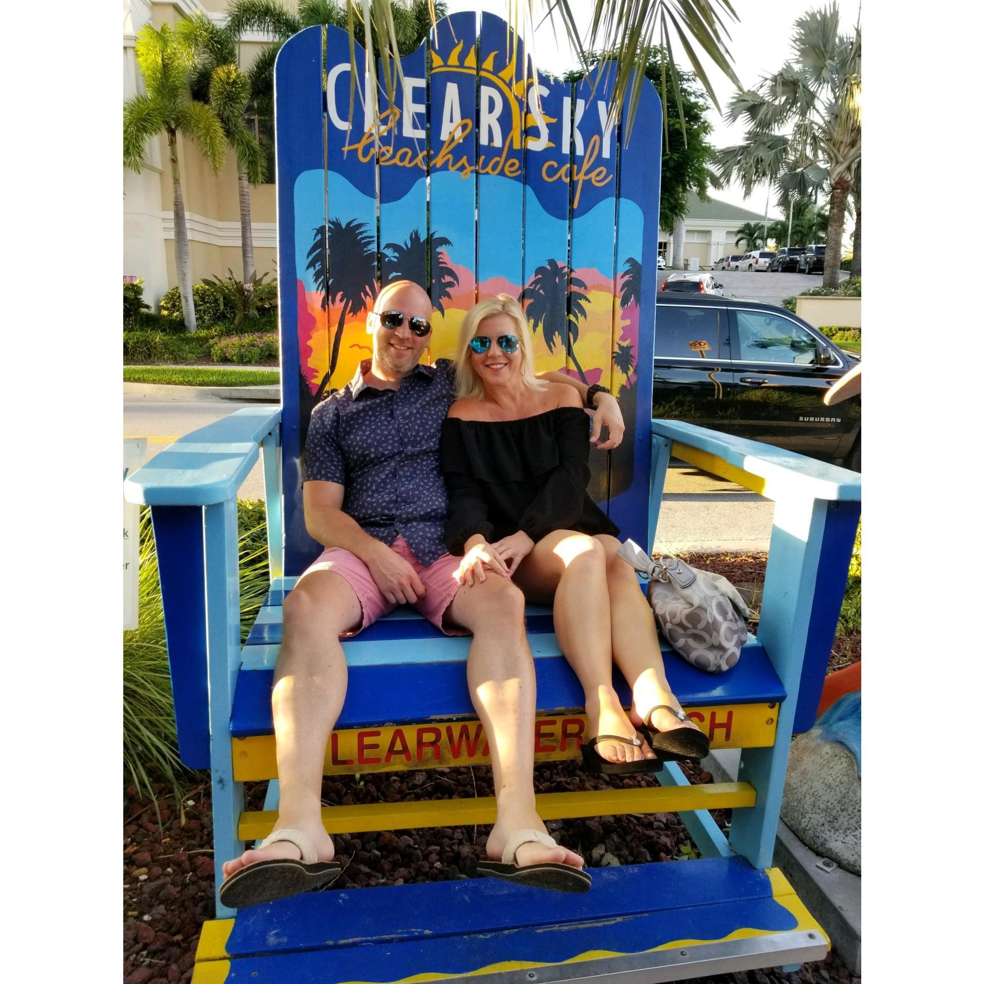 Gary and Jen's first trip to Florida together (Clearwater).