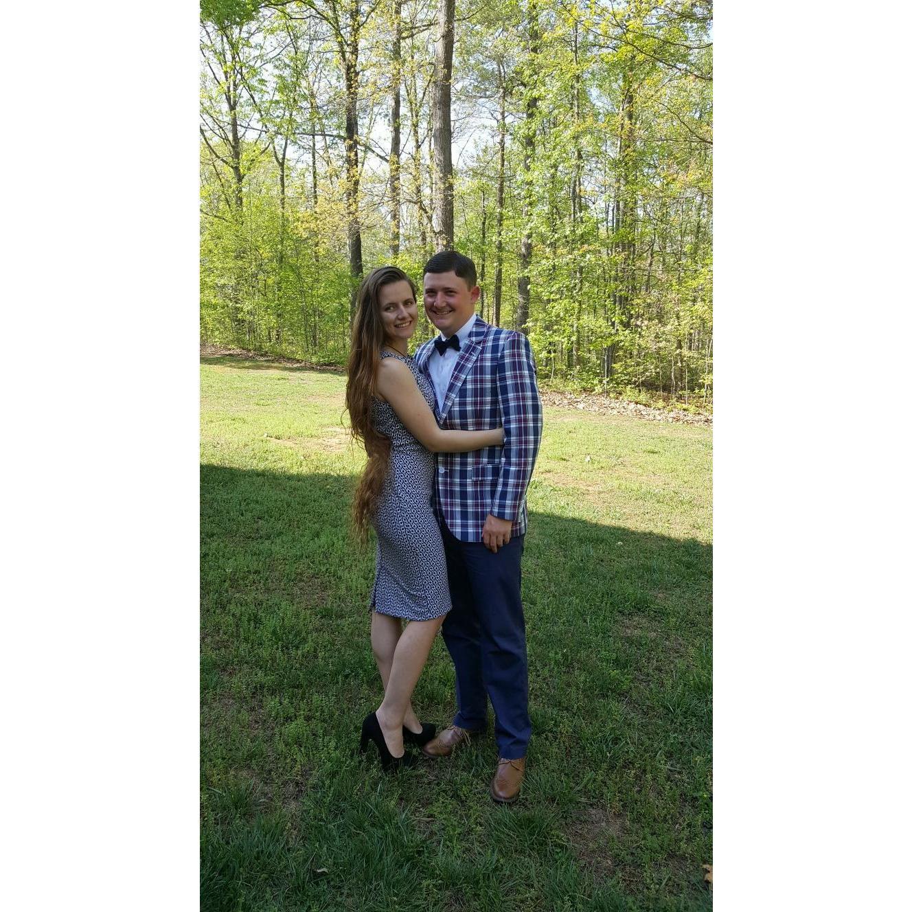 From one of the Easters we spent together. Taken at the place we are getting married at.