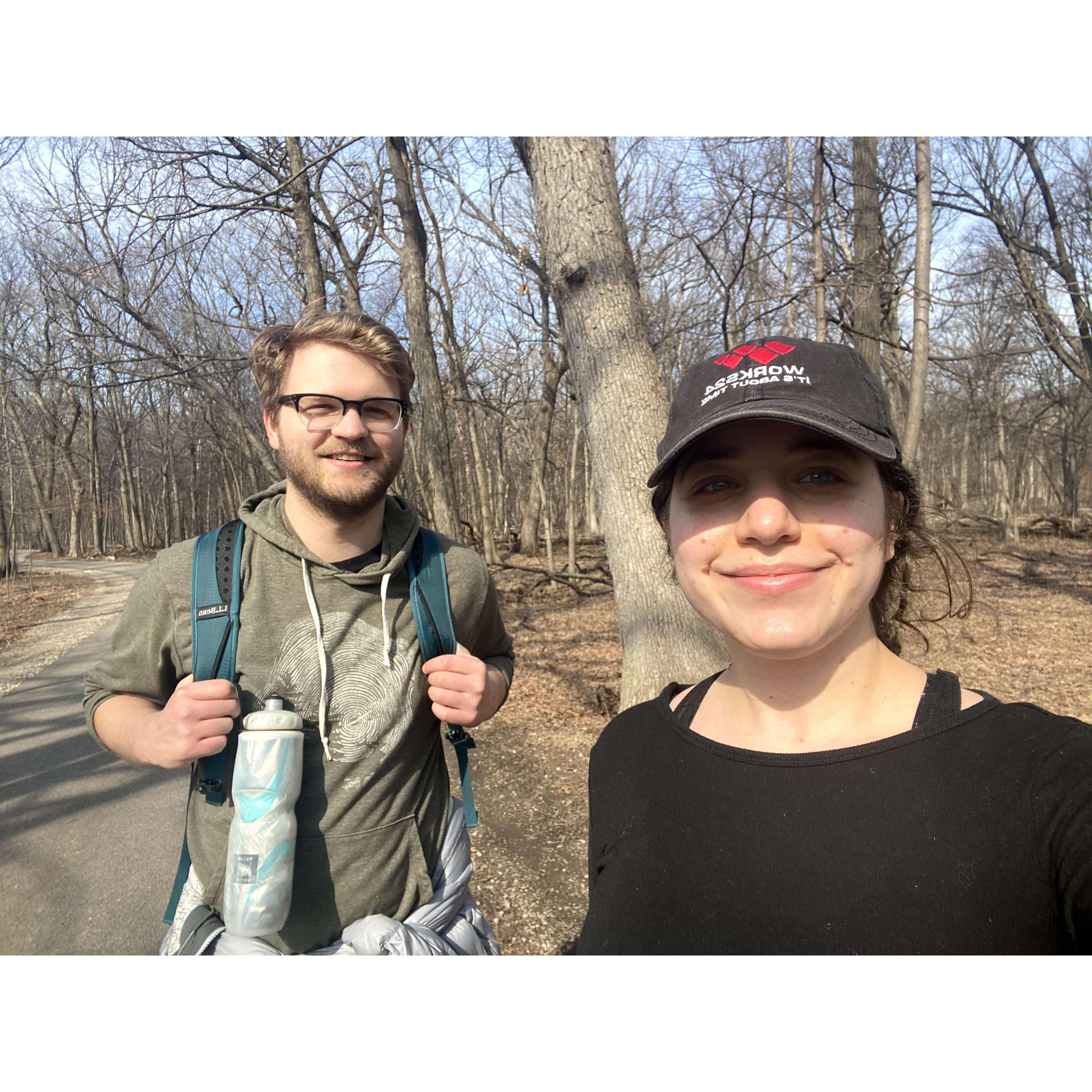 We love to walk!