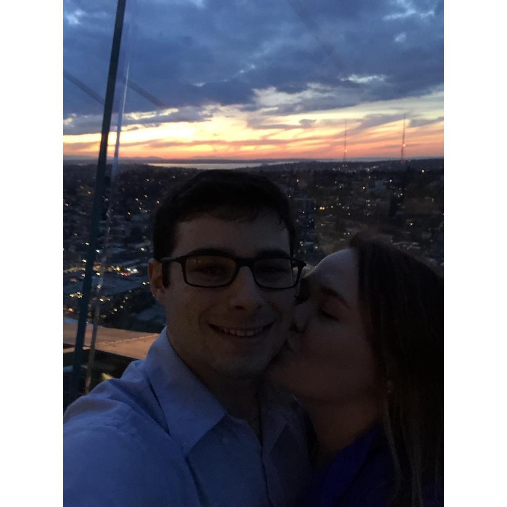 top of the Space Needle, summer 2019