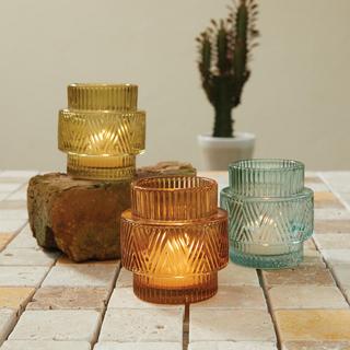 Beveled Votive Candle Holder, Set of 6