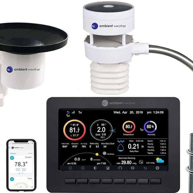 Ambient Weather WS-5000 Ultrasonic Smart Weather Station