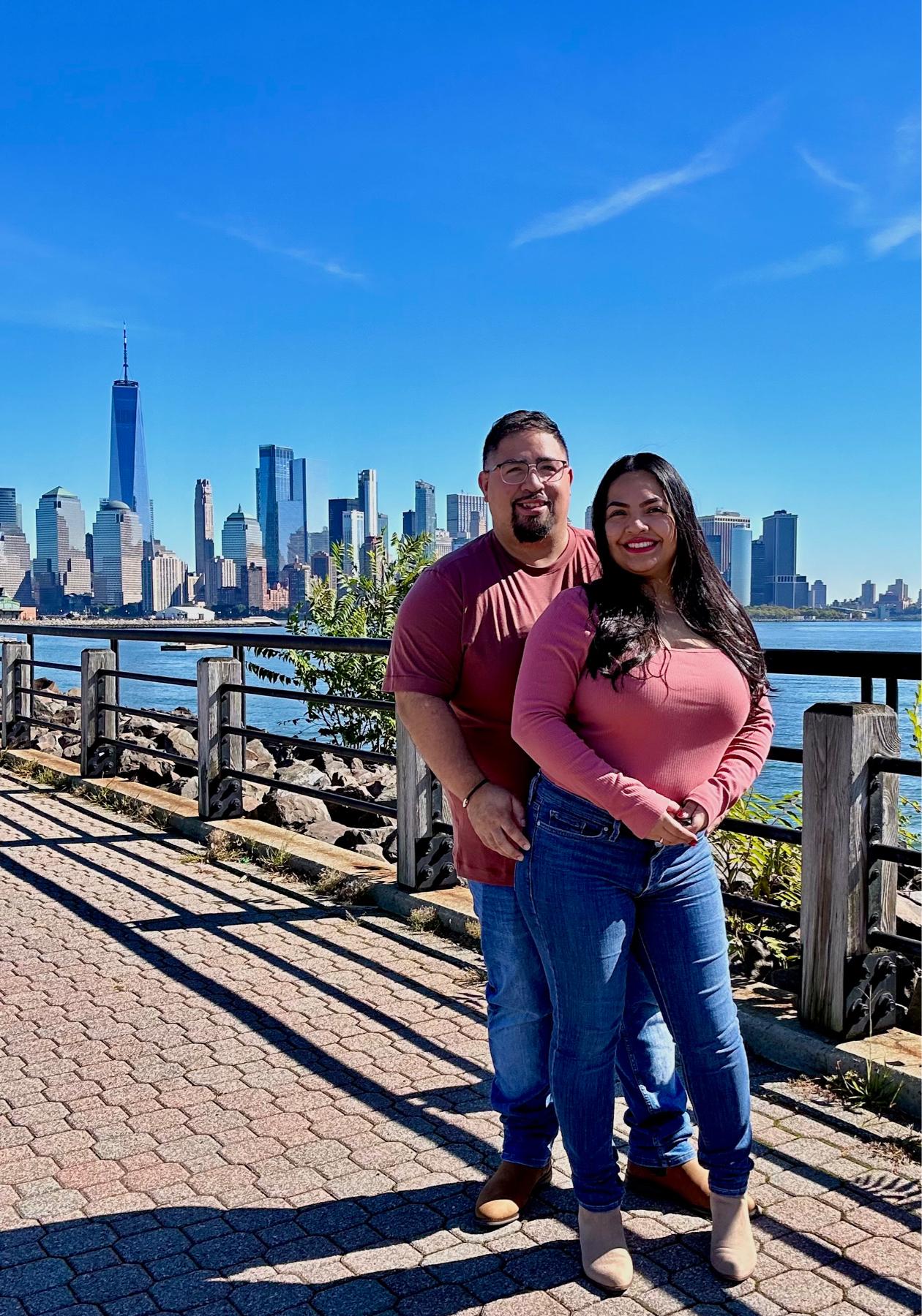This was right after going to New Mexico. We rested for one day then flew to New Jersey to visit Victor's family. I wanted to explore the whole city but there wasn't enough time. This was as close as we could get to New York for now.