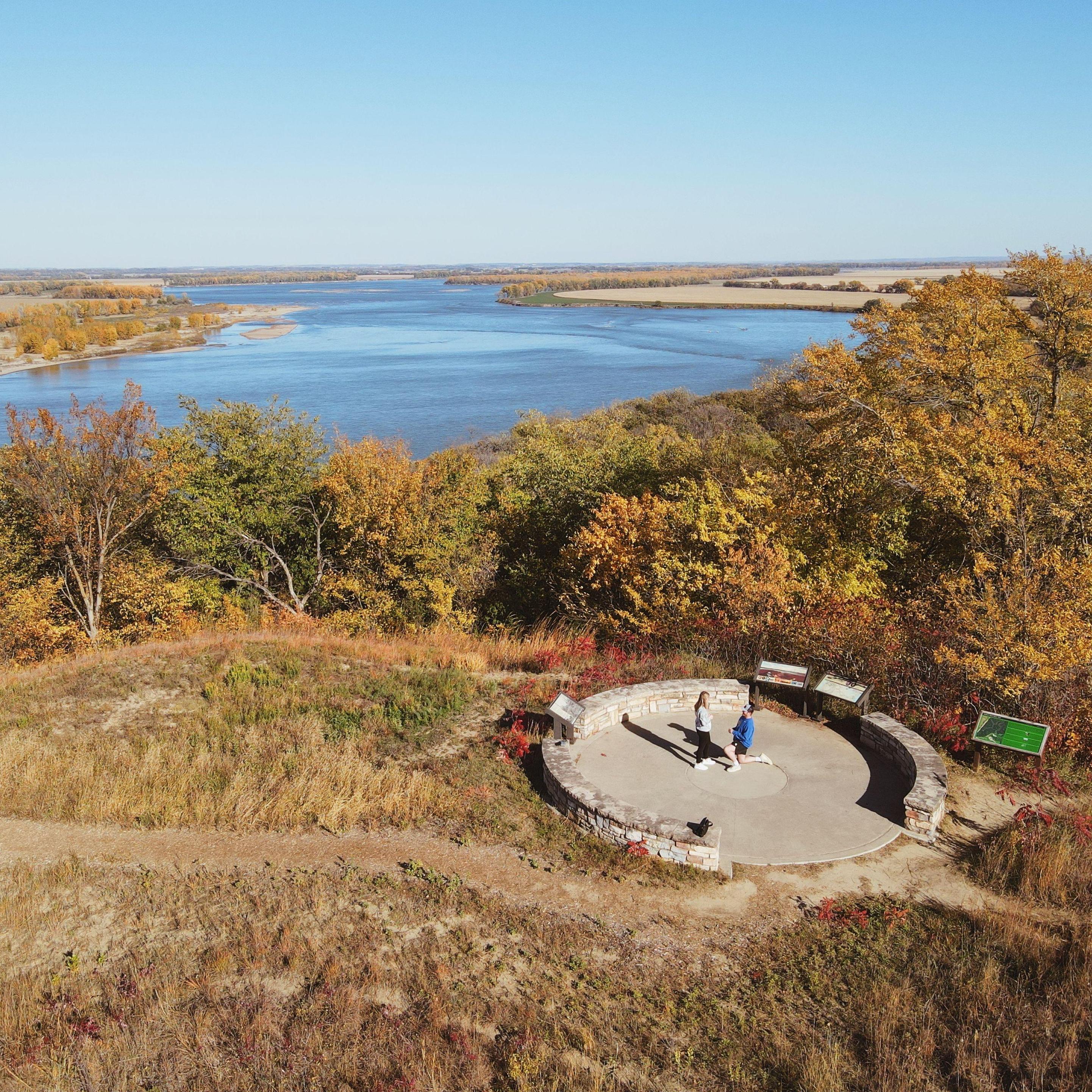 Regan proposed to Alisen at Mulberry Bend south of Vermillion