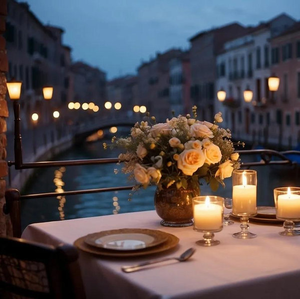 Romantic Dinners in Italy