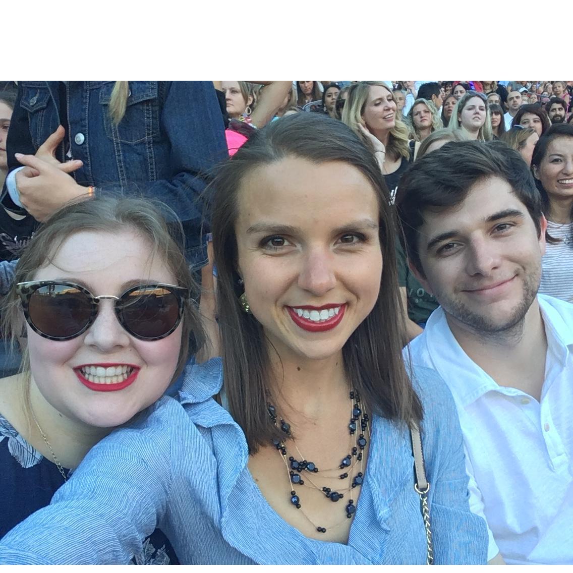 Taylor Swift Concert with the maid of honor, Taylor Barnes