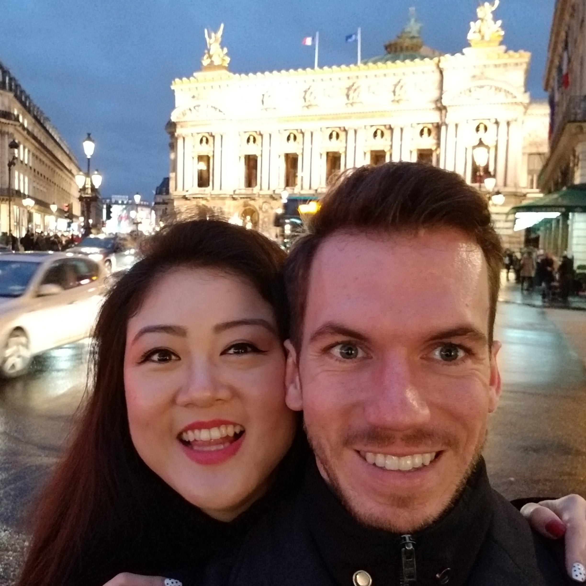 Lovers in Paris. Jan 2018