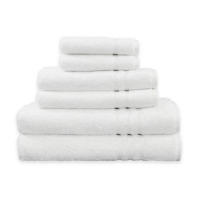 Linum Home Textiles Denzi 6-Piece Towel Set in White