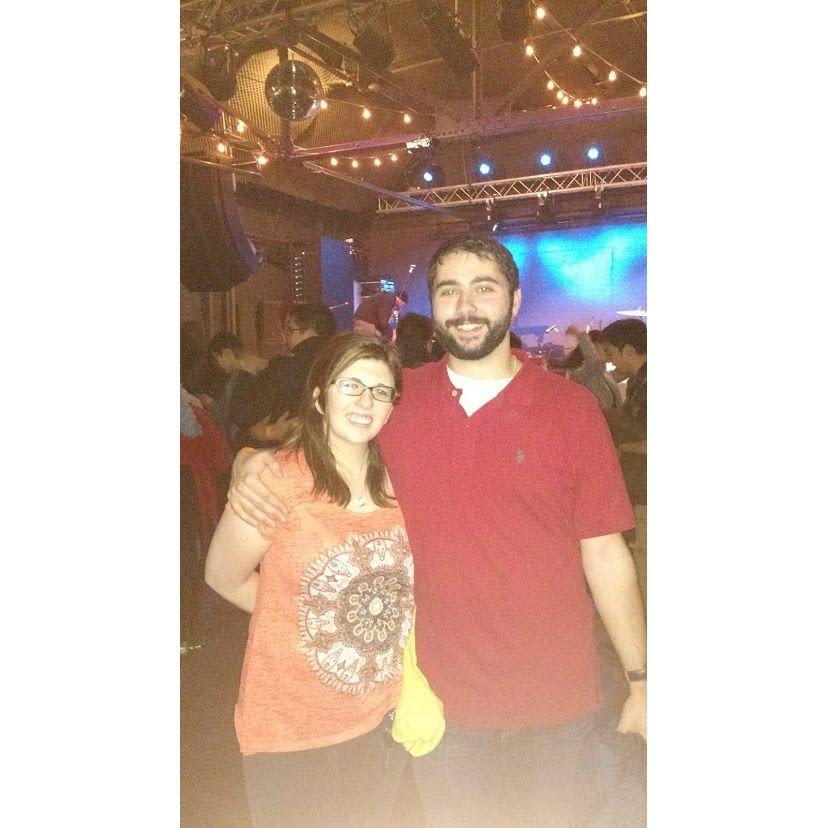 First concert together :) April 2016. It was the first time Amanda met friends of Brendon's!