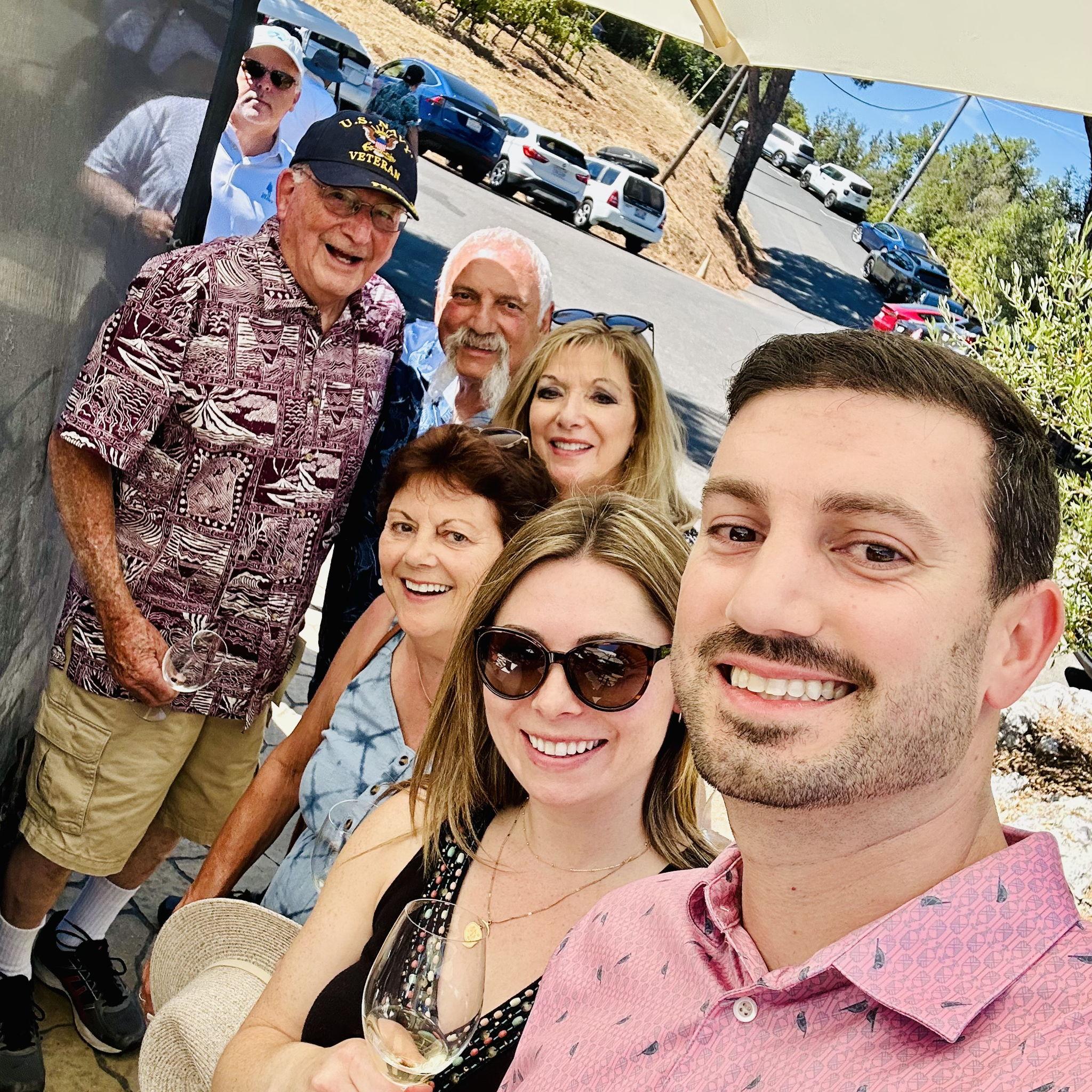 Wine tasting at Ridge Vineyards