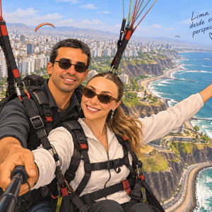 Paragliding Over Lima's Coastline