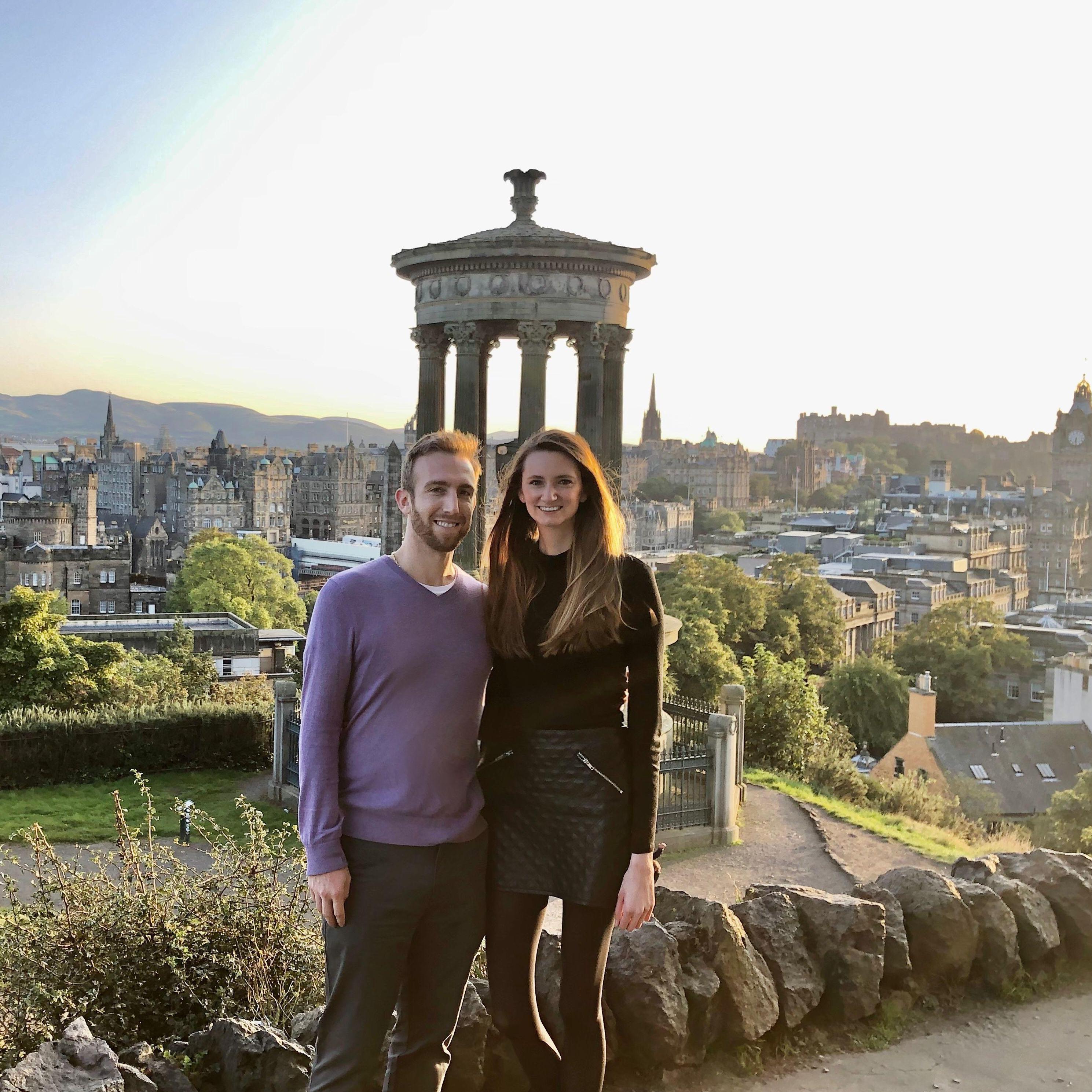 A quick train ride from London to Edinburgh