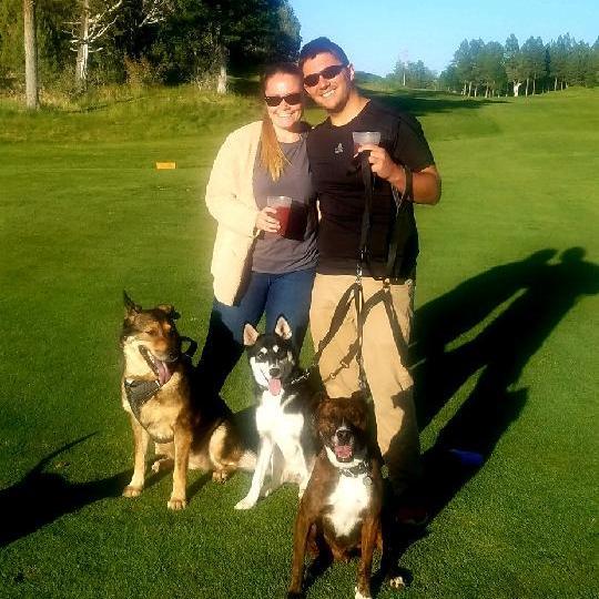 Our first time at the cabin together