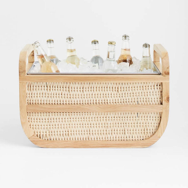 Leland Rattan Beverage Tub