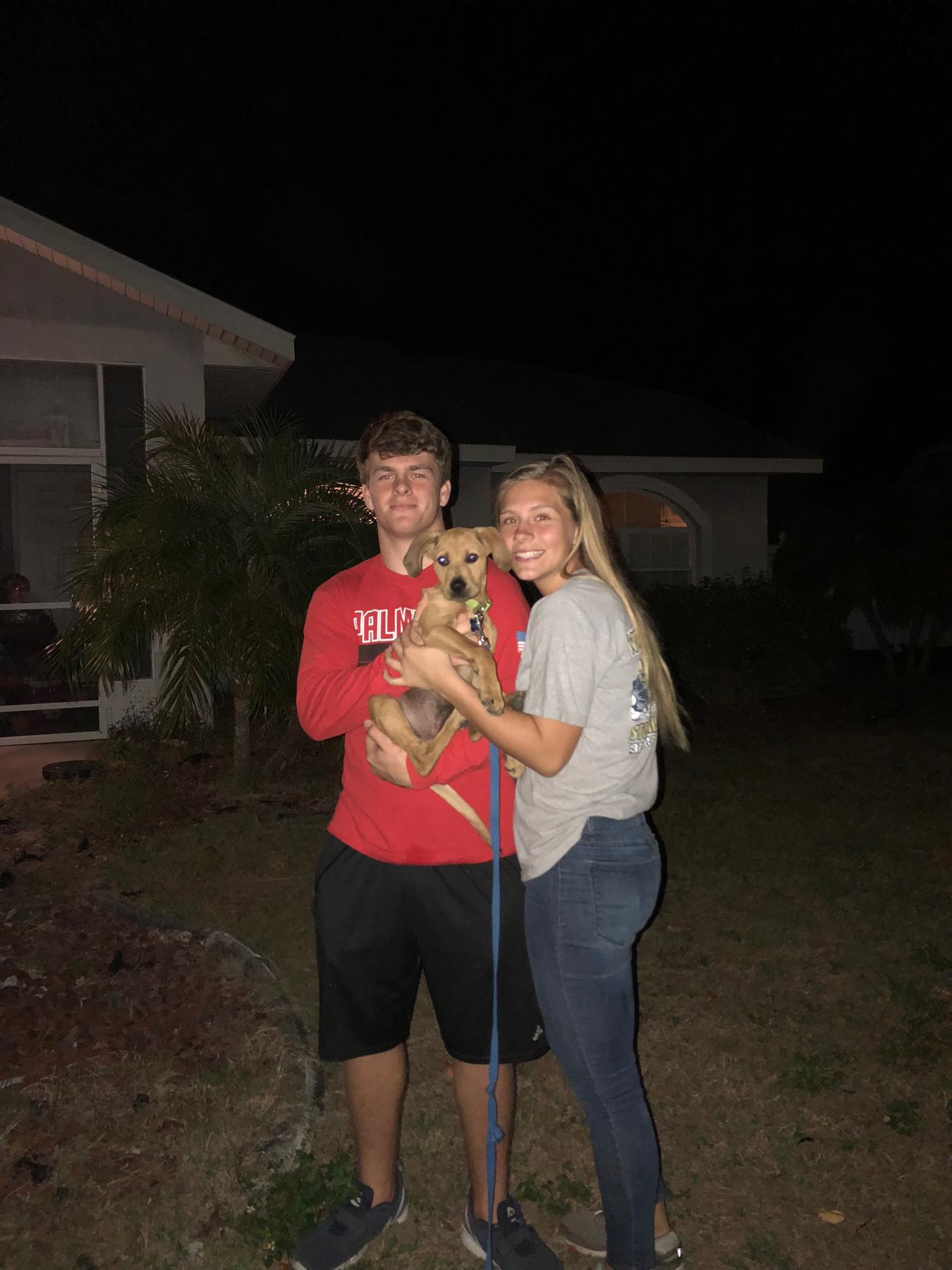 Our first official family photo with Maxwell - February 2018