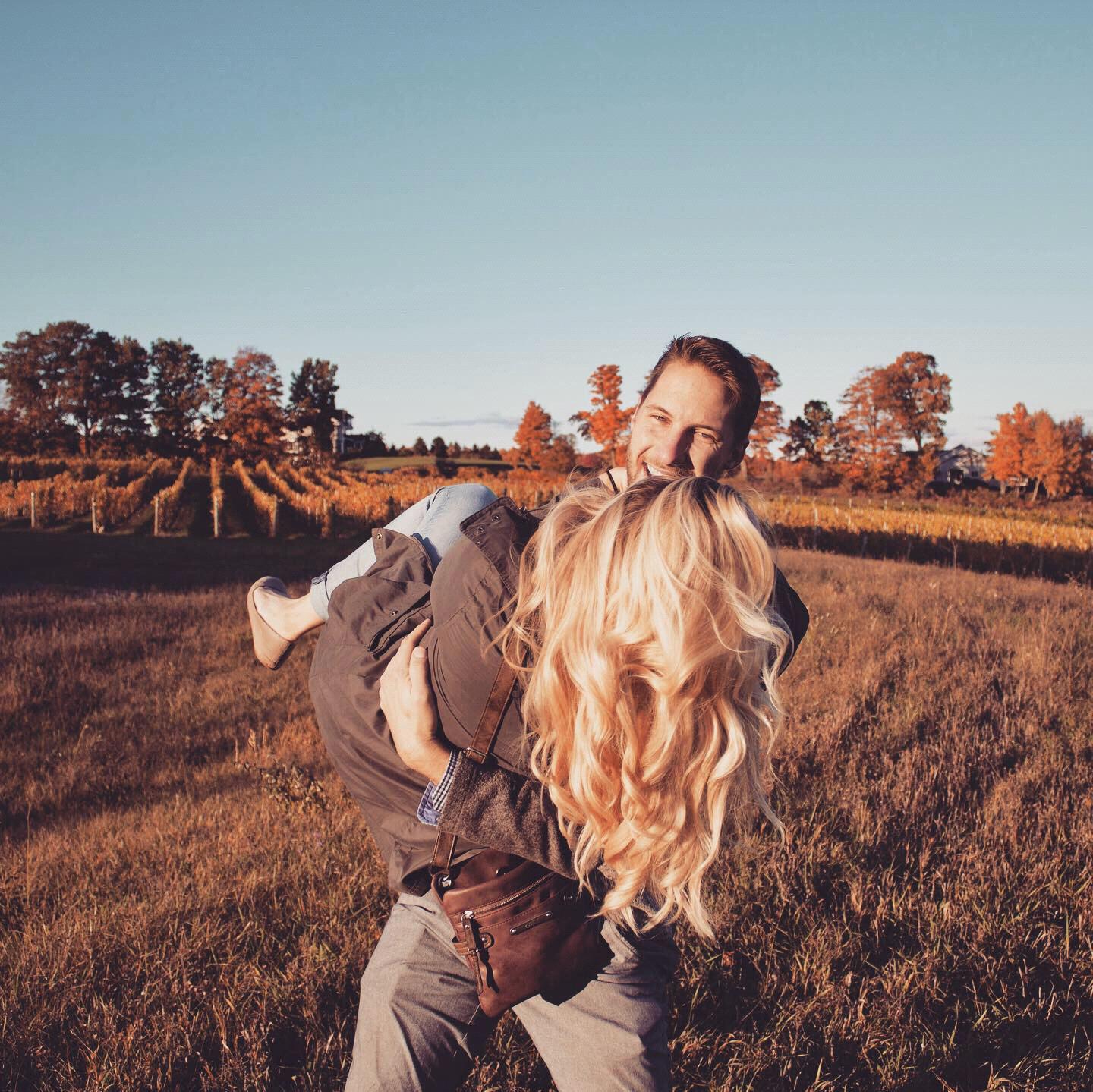 The day he popped the question. 10/25/2019