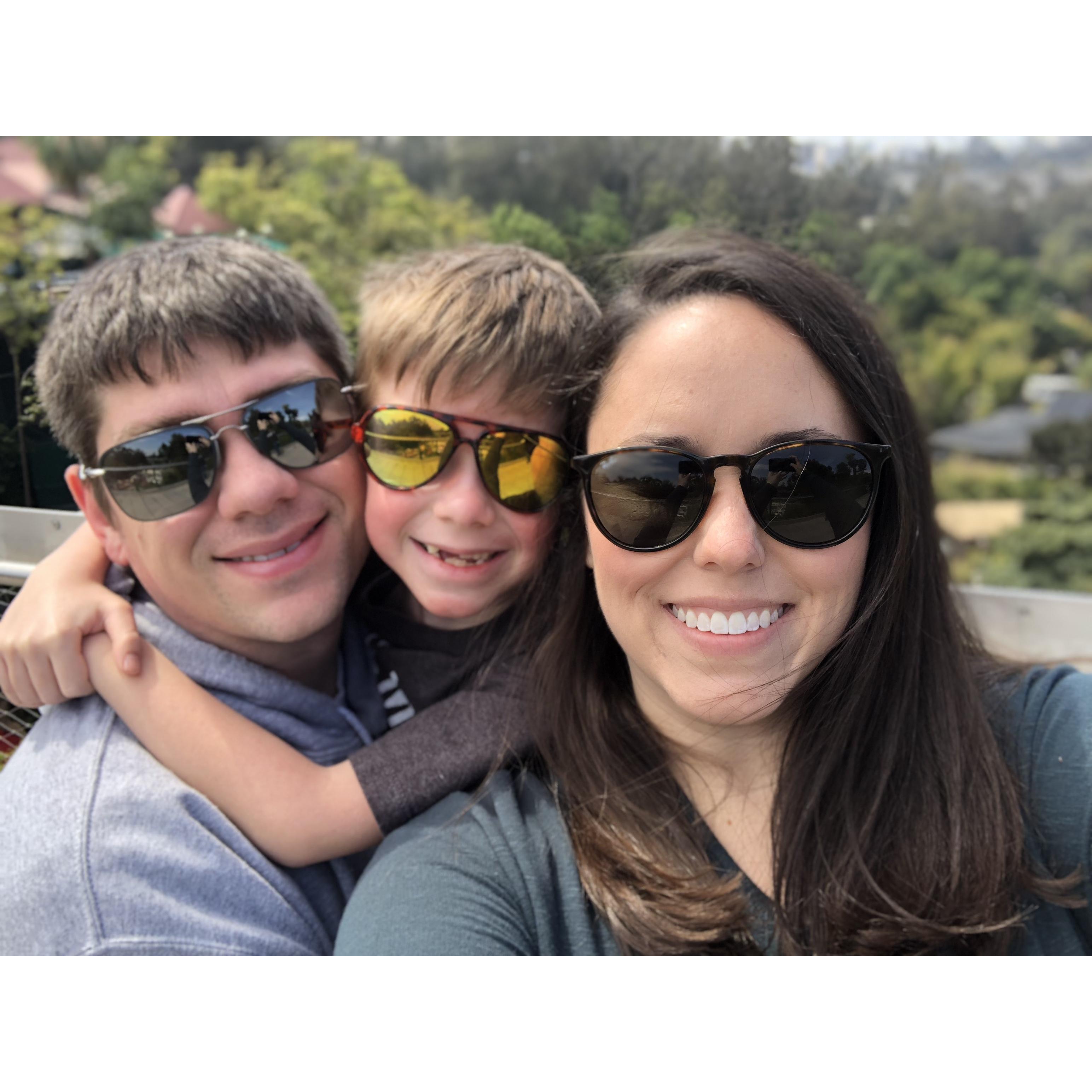 San Diego Zoo with our favorite little guy!