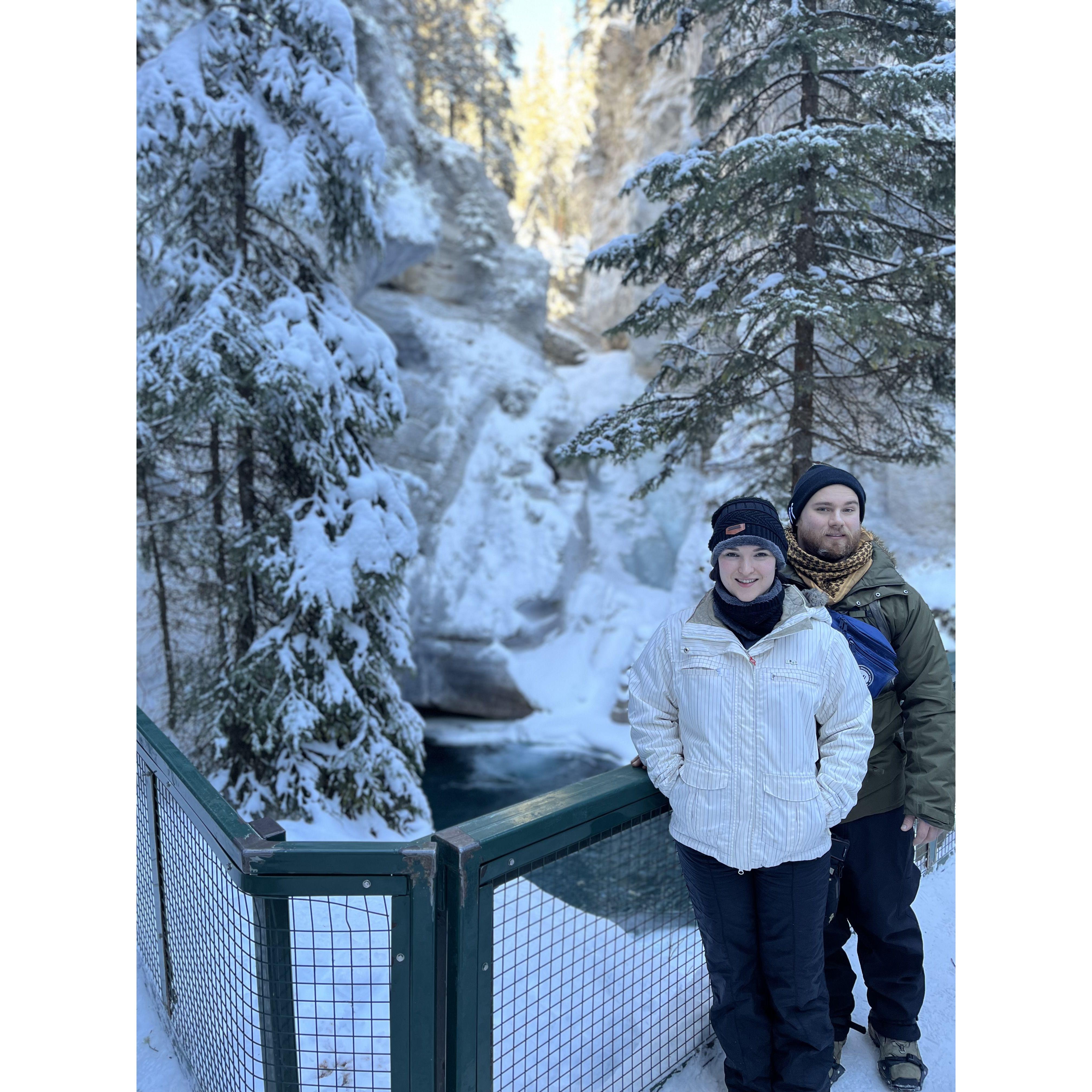 Vacation in Banff, Canada.