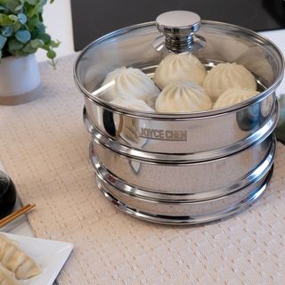 2-Tier Stainless Steel Steamer Basket