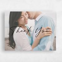 Black Wedding Thank You - Dacosta Photo